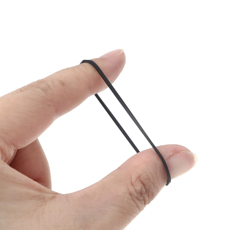 

Cassette Tape Belt 100PCS Mix Machine Square Belt Tape Machine Belts Universal Replacement Belt for DVD Drives long 40-1