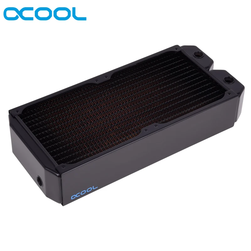 Alphacool UT60 медный радиатор, 140 мм, 280 мм, 420 мм, 560 мм толщиной 60 мм, радиатор водяного охлаждения компьютера cooler master для 14 см вентилятора