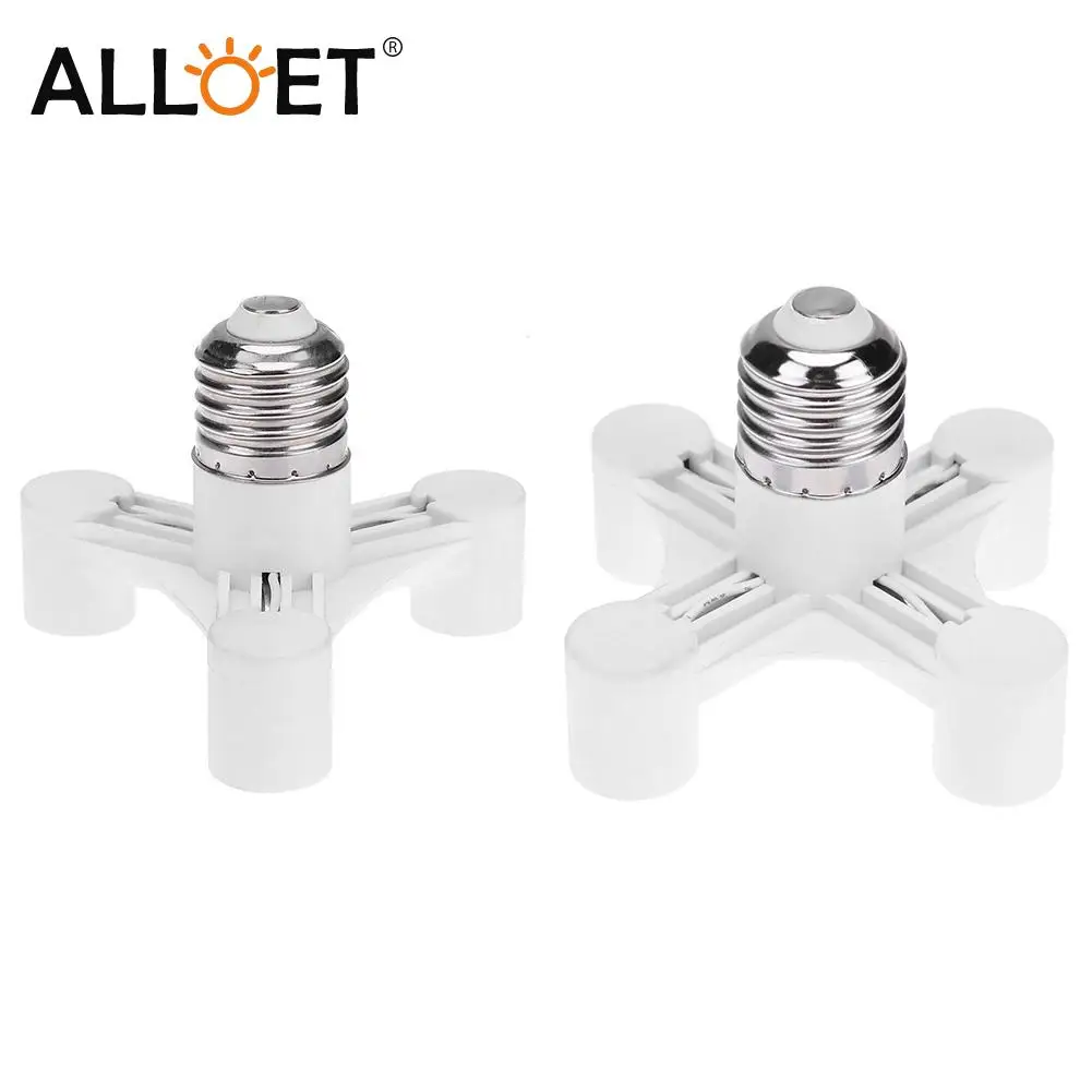 

E27 to E14 Bulb Lamp Light Socket Adapter Splitter Screw Induction Lamp Holder