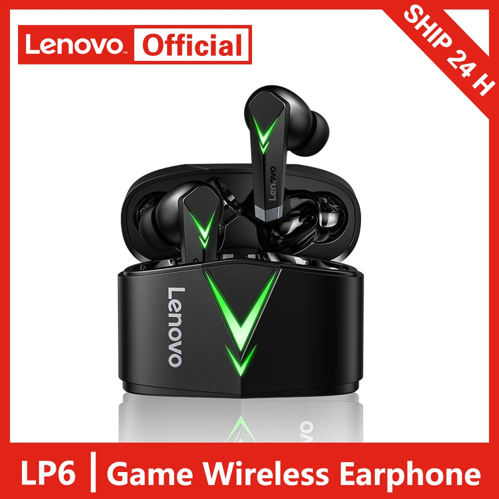 Беспроводные наушники Lenovo Live Pods LP6 игровые TWS Bluetooth 5 0 игровая Спортивная