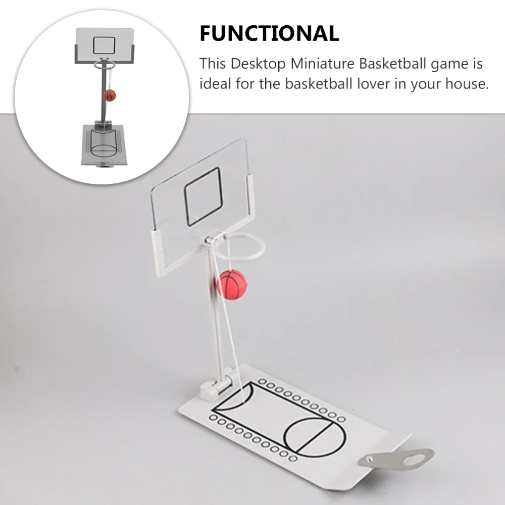 

1pc Mini Basketball Machine Desktop Basketball Toy Funny Shooting Game