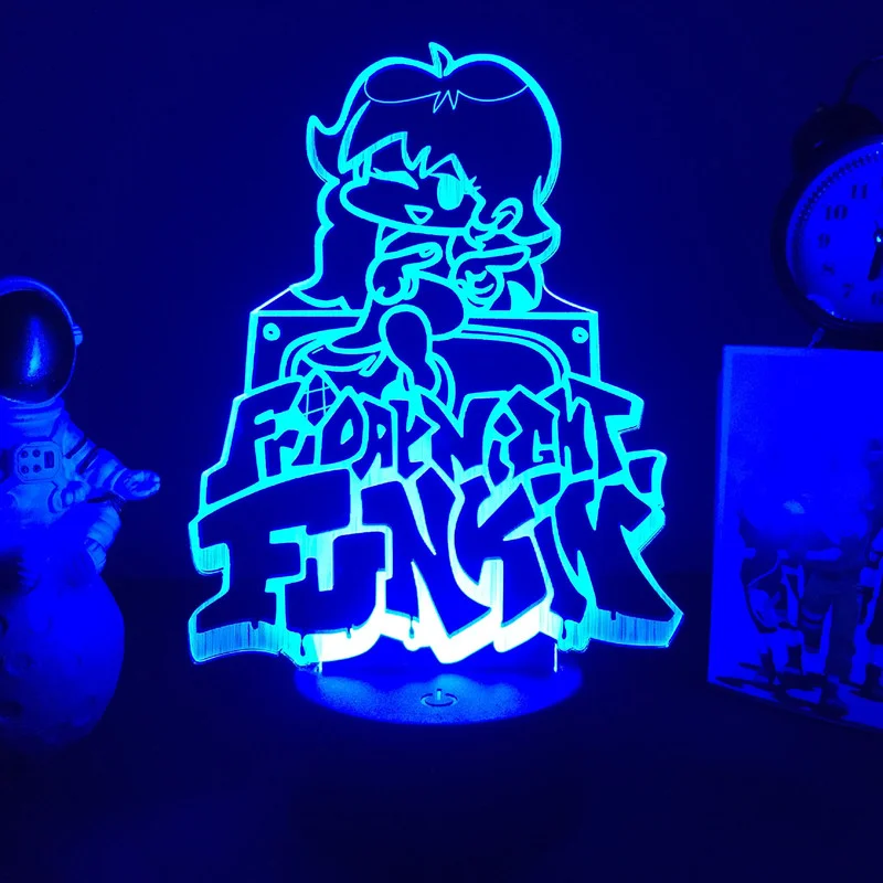 

Gaming Room Desk Setup Lighting Decor LED Night Lamp on The Table Game Console Icon Logo Sensor Light Gift for Kids Bedside