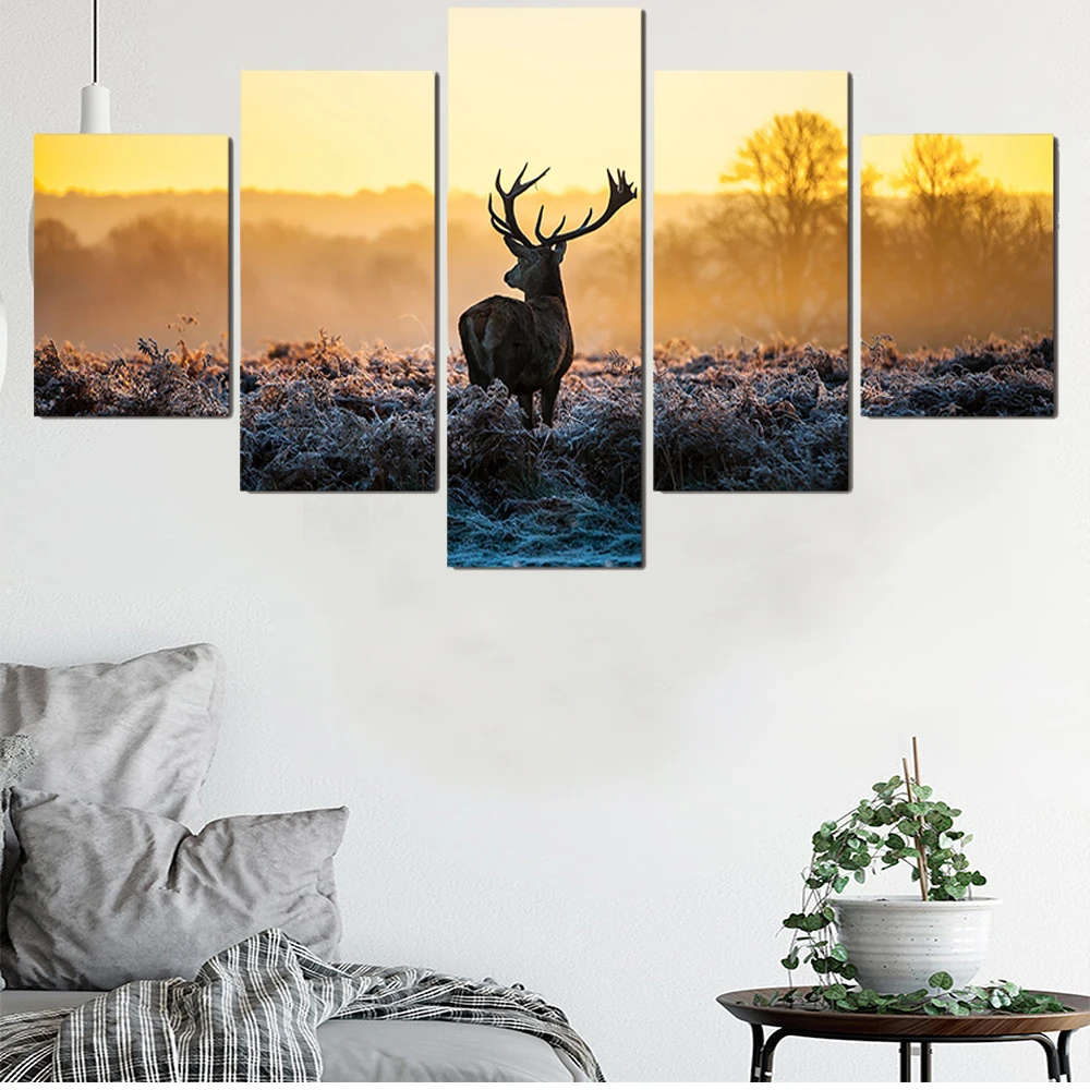 Настенный декор &quotАбстрактный олень&quot E－HOME