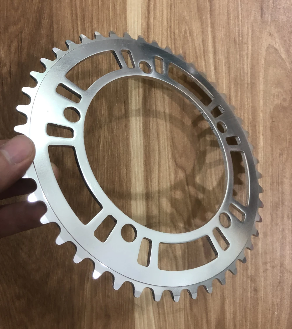 Fixie Велосипедное кольцо односкоростное колесо 46T 170 мм алюминиевый фиксированный