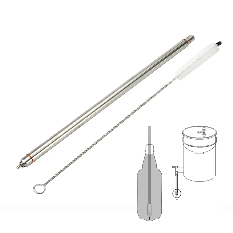 34 5 см из нержавеющей стали для розлива вина и пива с пружинным наполнителем