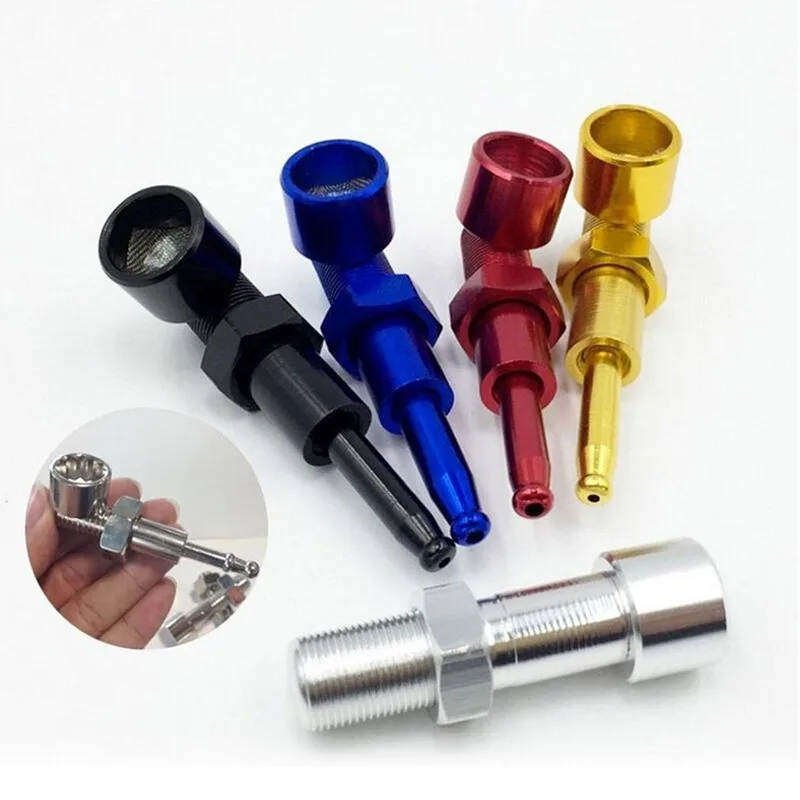 

Secret Hidden Metal Smoking Pipe Creative Screw Tobacco Grinder Pipes