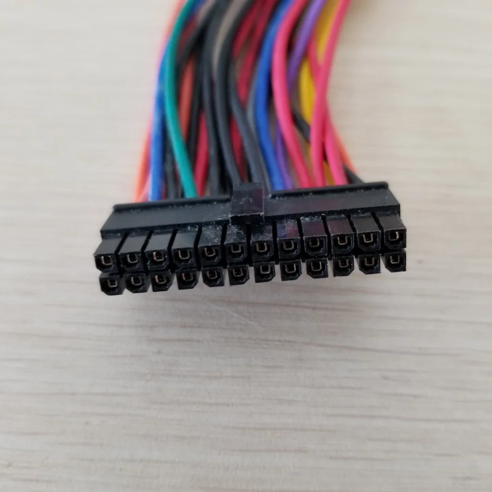 Мини плата PSU 24 контакта на ATX 20p фотоадаптер кабель питания 18AWG для HP 10