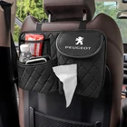 Подвесная Автомобильная емкость для воды, органайзер для салфеток для Peugeot 206 308 307 207 508 3008 208 407 2008 5008 301