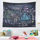 Полый рыцарская карта гобелен настенный художественное покрывало постельное белье Простыня брошь мебель коврик для йоги