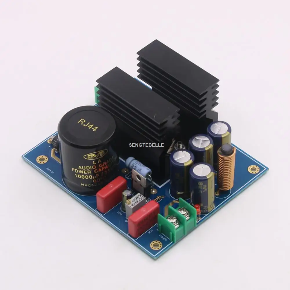 

Gold sealed linear current regulator 5A ON LM317 + MJL15025 power supply board