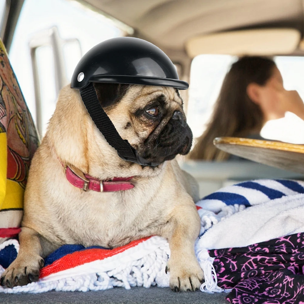 Мотоциклетный шлем для домашних животных кепка собак костюм косплея с защитной