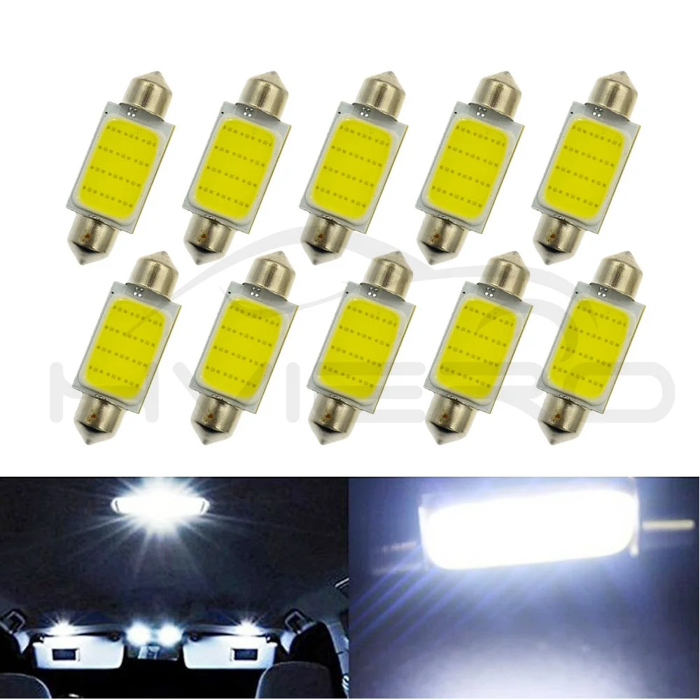 2 шт 12SMD Белая Гирлянда из початков купольные лампы для чтения 31 мм 36 мм 39 мм 42 мм 3 Вт светодиодные лампы для освещения салона автомобиля лампы интерьера DC 12 В