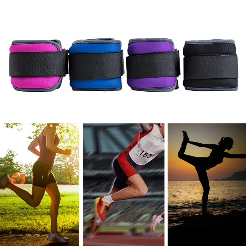 

0.5KG/1KG Weights Training Sandbag Adjustable Leg Ankle Wrist Sand Bag Wraps Strength Weight Lifting Fitness