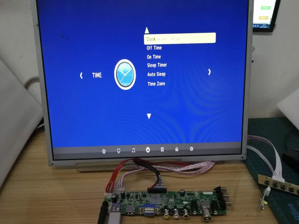 DVB-T2/DVB-T/DVB-C ЖК цифровой телевизор драйвер плата контроллера комплект 23,8 дюймов LM238WF2 SSA1 1280*800 3663 ЖК-плата контроллера DIY комплект