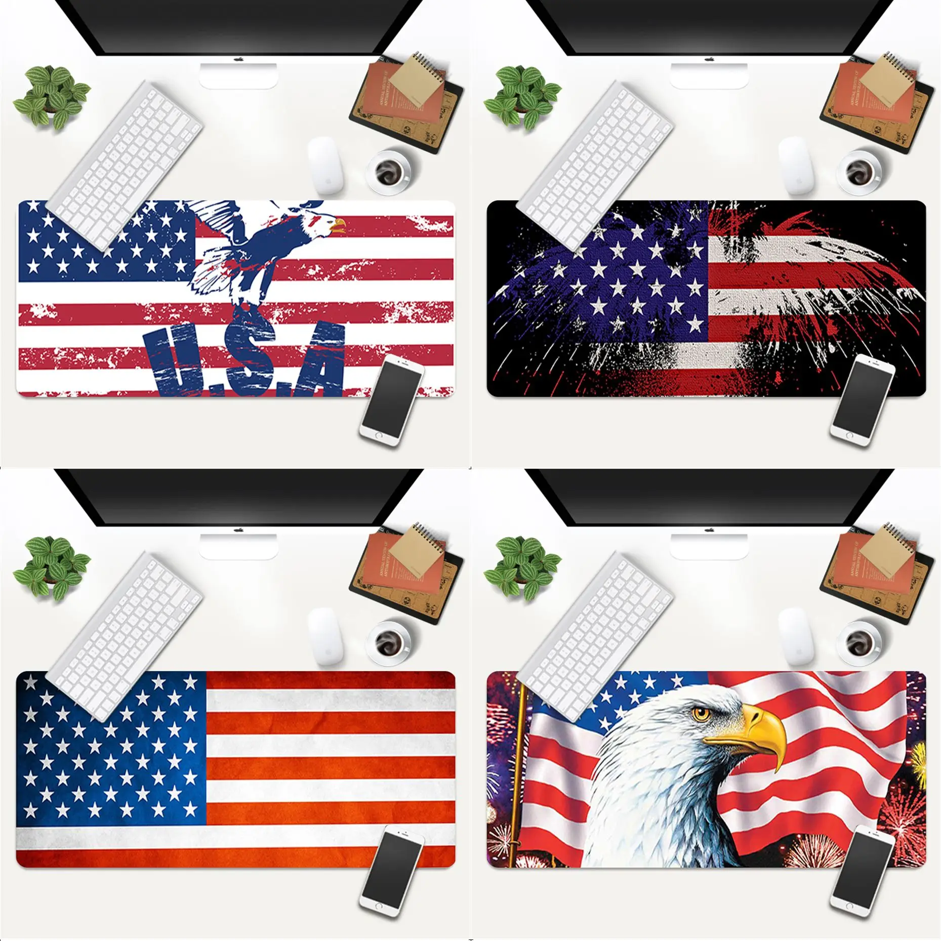 Лидер продаж игровые коврики MaiYaCa с американским флагом США коврик для мыши