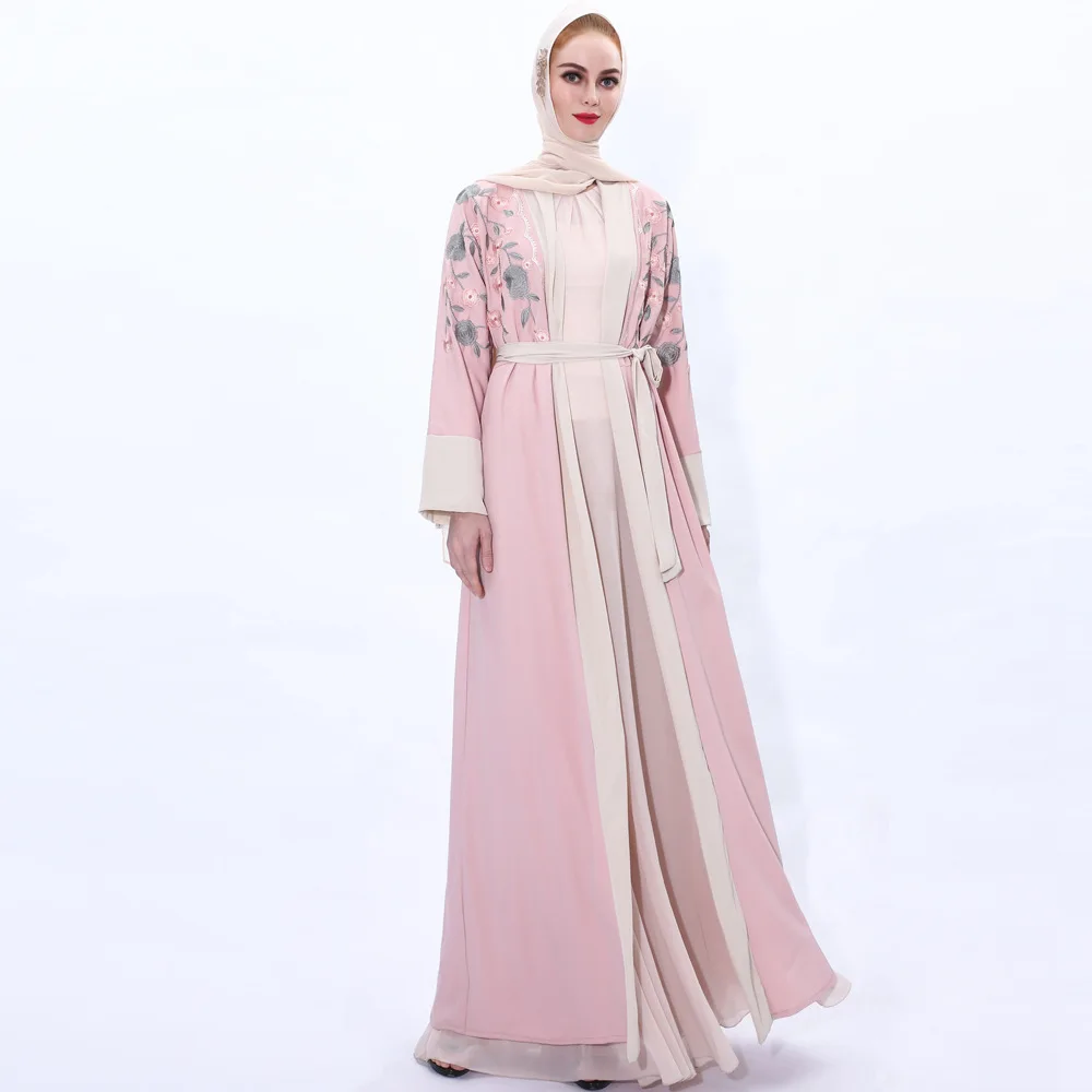 

Ramadan Eid Moubarak Kaftan Abayas For Women Abaya Kimono Dubai Turkey Islam Muslim HIjab Long Dress Djellaba Robe Longue Femme