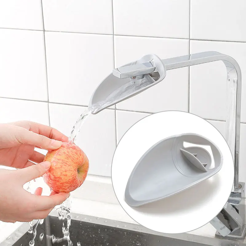 Детский удлинитель для смесителя креативный полезный с отверстиями из