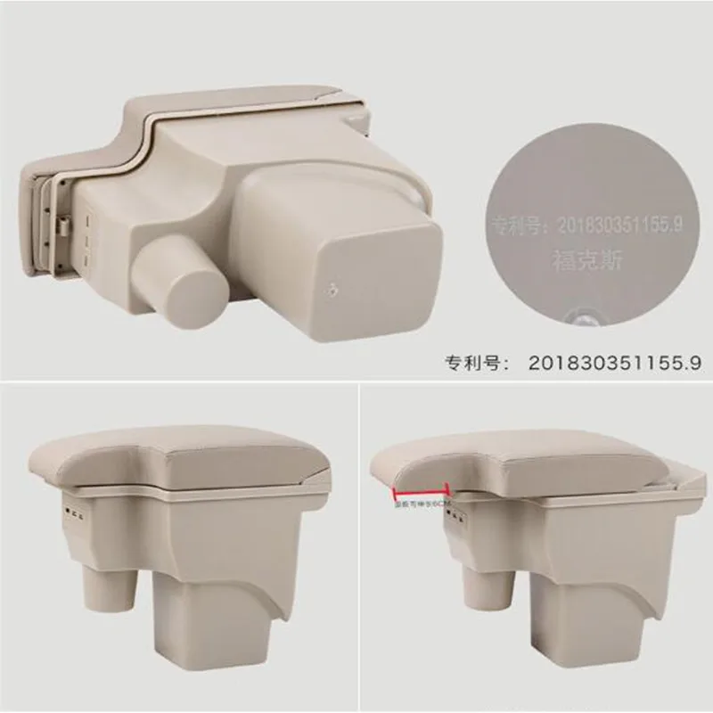 Подлокотник для Ford Focus 2 центральный контейнер хранения USB аксессуары автомобиля