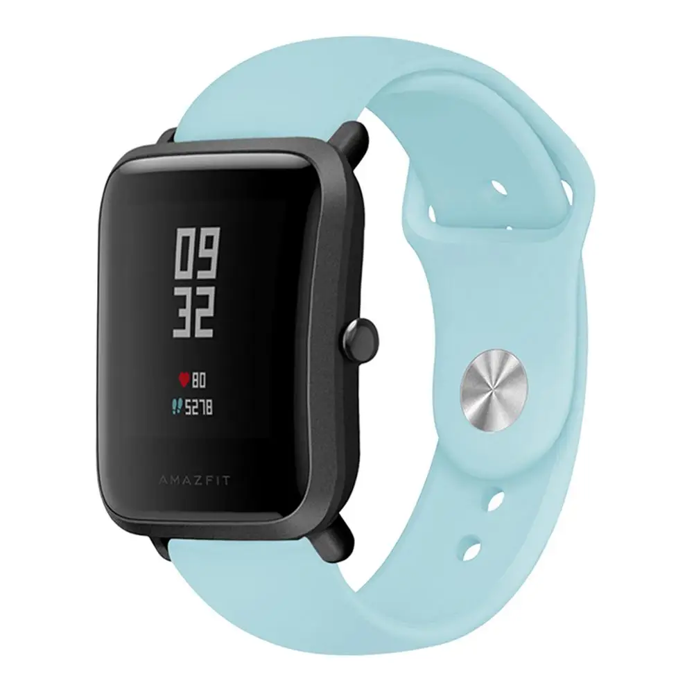20 мм силиконовый ремешок для часов для samsung Galaxy Active gear S2 Garmin Vivoactive 3 Amazfit часы ремешок аксессуары