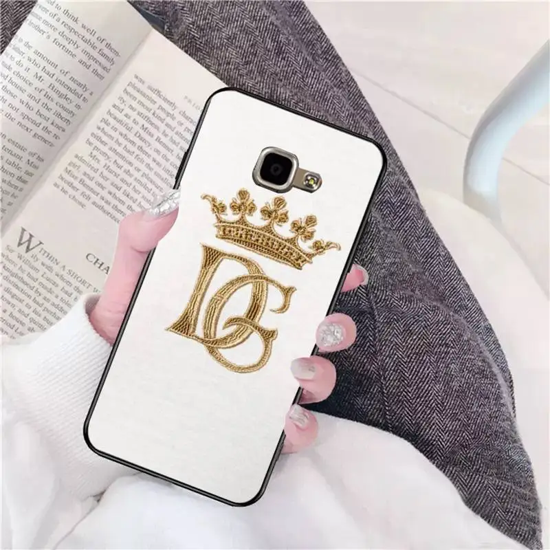 

Black Soft Phone Case For Samsung A 9 10 20 30 40 M20 S 30 31 J5(2015) J5prime 6 7 Plus Italian Fashion Brand