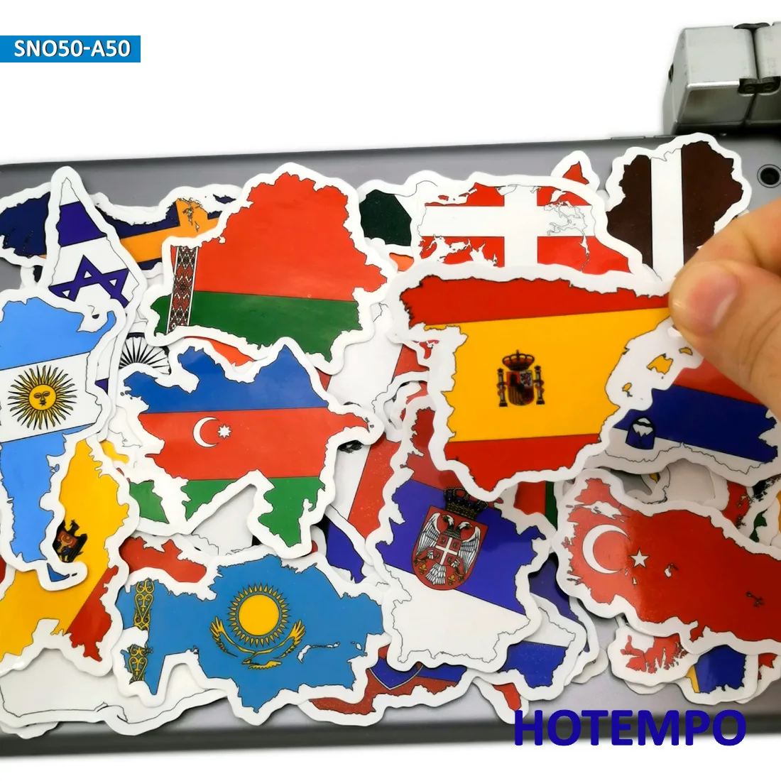 50 шт. путешествия Стиль национальные флаги карта наклейки игрушки для детский