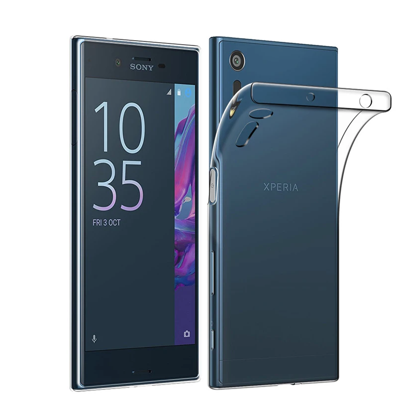 Прозрачный чехол из кремния TPU для телефонов Sony Xperia Z Z1 Z2 Z3 Z4 Z5, компактных версий Mini M2 M4 M5, T3 E3 E5, XA XA1 XZ Premium.