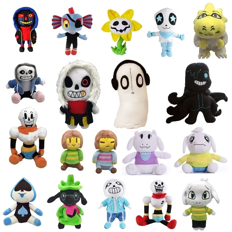 20 видов стилей Undertale плюшевая игрушка 20-30 см, Санс и папирус из сказок подземелья Ootopus Music Alphys, плюшевые игрушки, куклы для детей, подарок для детей