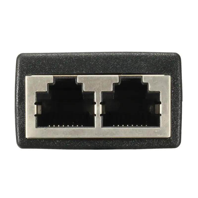 Акция! Разветвитель RJ45 с 2 портами адаптер локальной сети фоторазъем партия 1 шт.