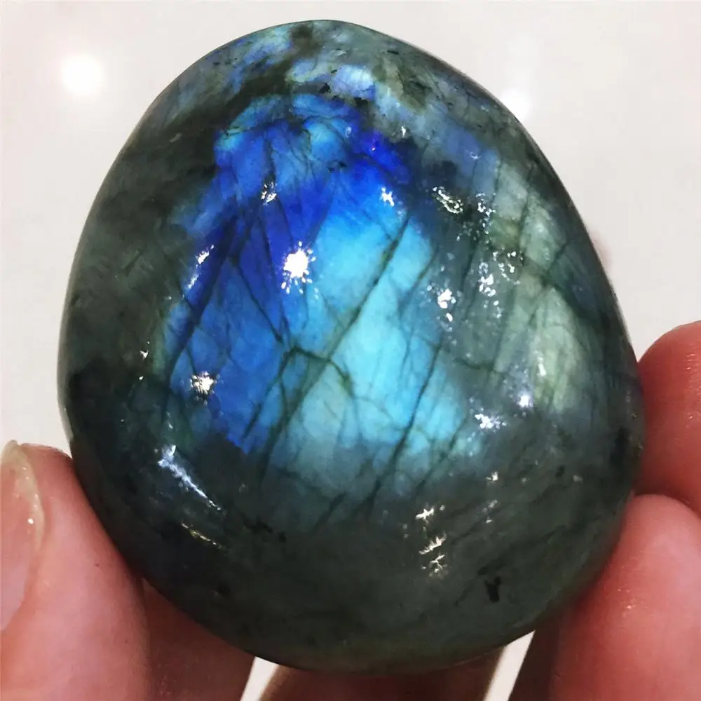 1pcs AAAA natural crystal color drawing feldspar playing with block statue decorating quartz Christmas gift | Дом и сад