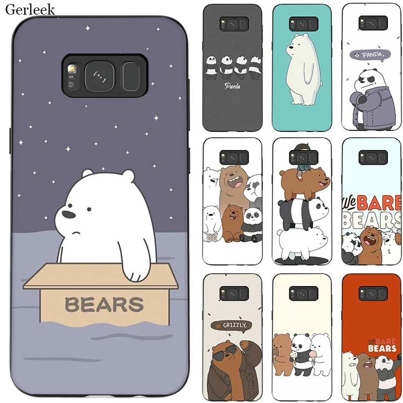 Чехол для samsung Galaxy A10 A10S A20 A20S A20E A30 A30S A40 A40S A50 A50S A60 A70 A70S мультфильм Голые Медведи