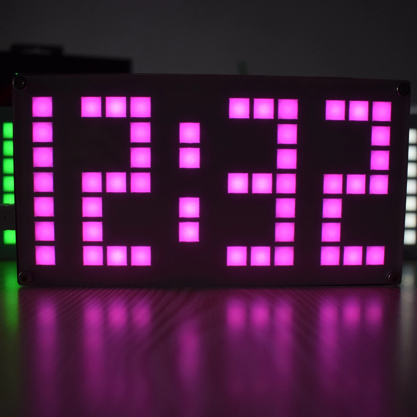 Сенсорные часы DIY DS3231, большой размер, светодиодная матрица, будильник, комплект