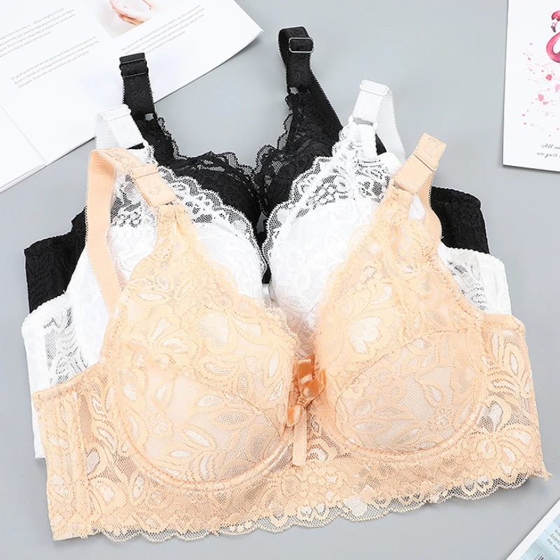 

Women Lace Bra Push Up Wireless Lingerie Sexy Women Bralette Underwear Full Cup Comfortable Bra