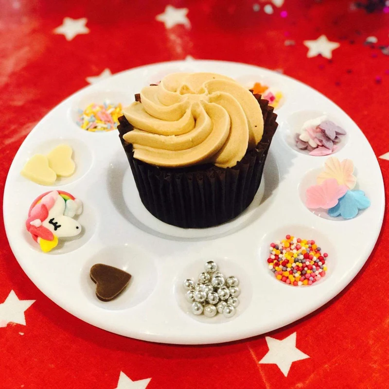 

HOT-24 Pcs Paint Palette Tray Plastic for Kids and Adults to Create DIY Craft Professional Art Painting