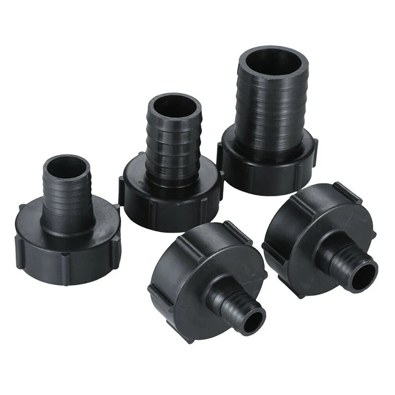 

1/2" 3/4" 1" 1.5" 2" Thread IBC Tank Adapter Plastic Tap Connector Water Tank Fitting For Home Garden Water Connectors
