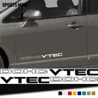 1 пара DOHC VTEC виниловые наклейки для Honda Civic Accord JDM Авто аксессуары для автомобиля Графический автомобилей Авто-Стайлинг