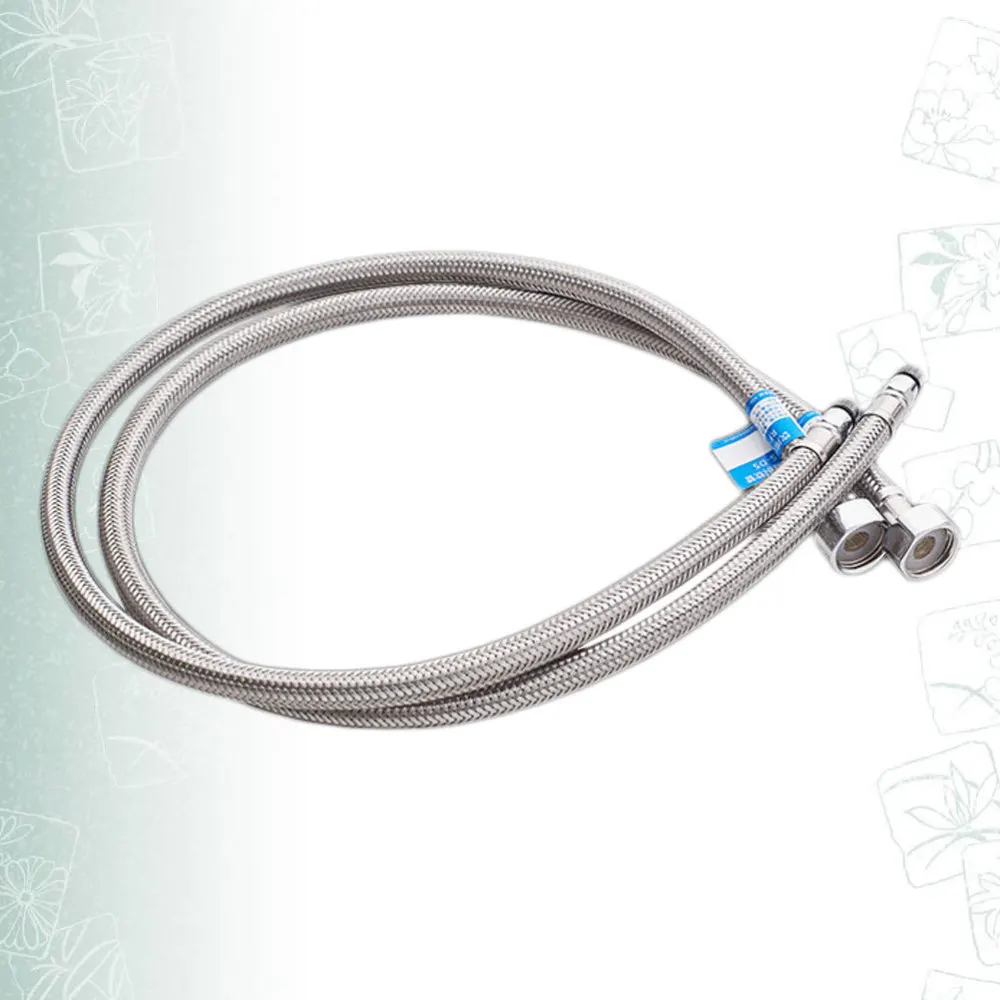 

1PC Stainless Steel Drinking Water Hose Heavy Duty Flexible Hose Hot and Cold Water Hose Connector Inlet for Kitchen Sink