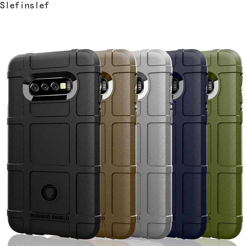 Прочный чехол из волокна для Samsung Galaxy S8 S9 S10 5G J4 J6 Plus Lite A8S A6S A10 A20 A30 A40 A50 A70 M10 M20 M30
