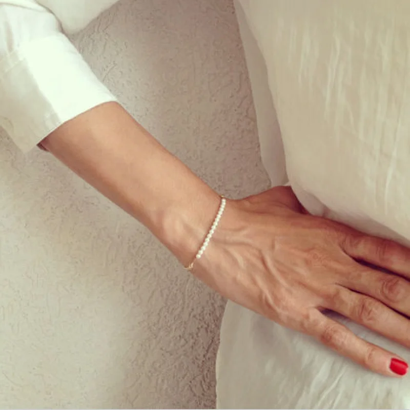

Vintage Pearl Bracelets for Women Bangles Fashion Jewelry