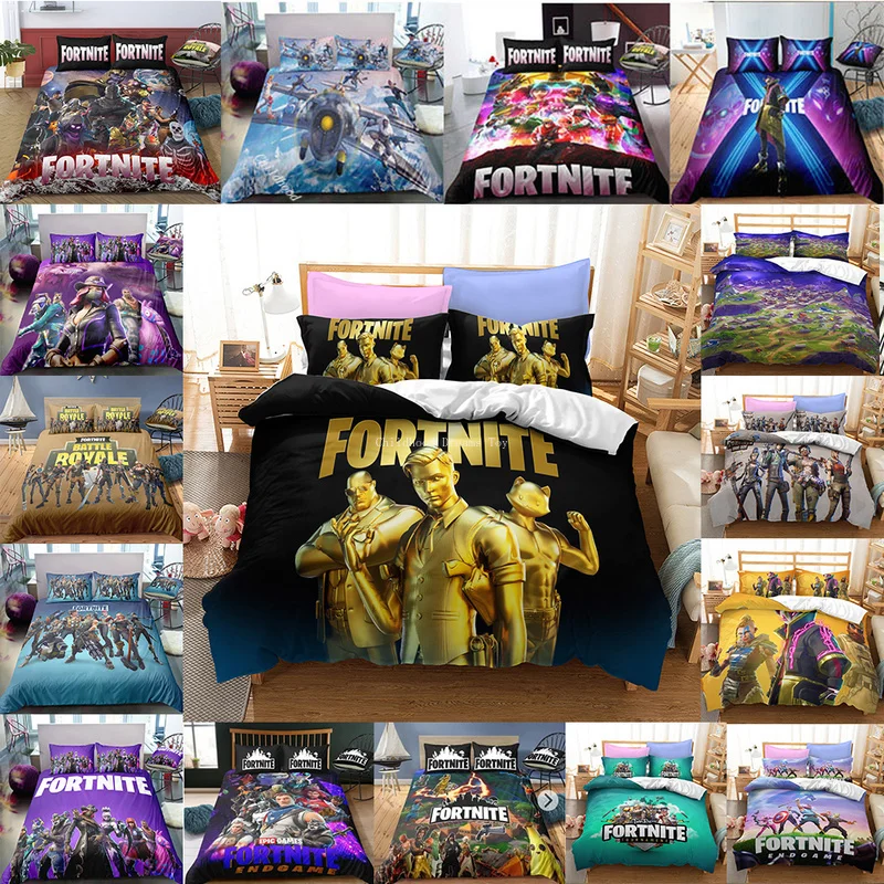 Комплект постельного белья для детей пододеяльник с 3D рисунком в стиле битвы