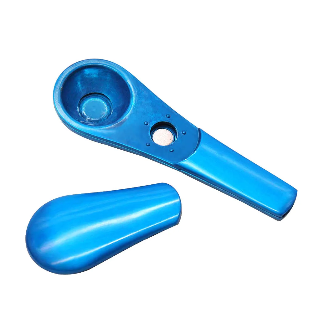 Портативная металлическая ложка для курения трубка травы табака сигареты