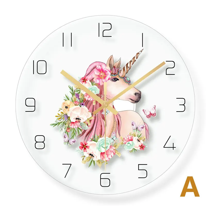 3216 Wall Clock Nordic Household Mute Living Room Bedroom Minimalist Modern Decorative Wall Watch 14 Inch Quartz Round Clocks - Цвет: 3216
