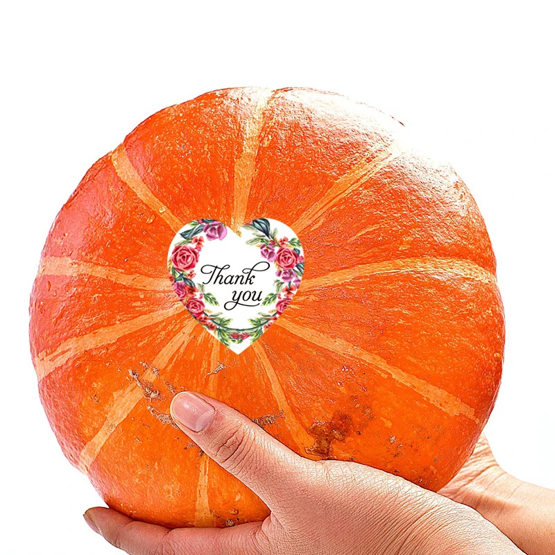 

500Pcs/Roll Thank You Gift Sealing Stickers Shopping Bag Sticker Dessert Shop Kids Reward Birthday Party Gift Decorations Labels