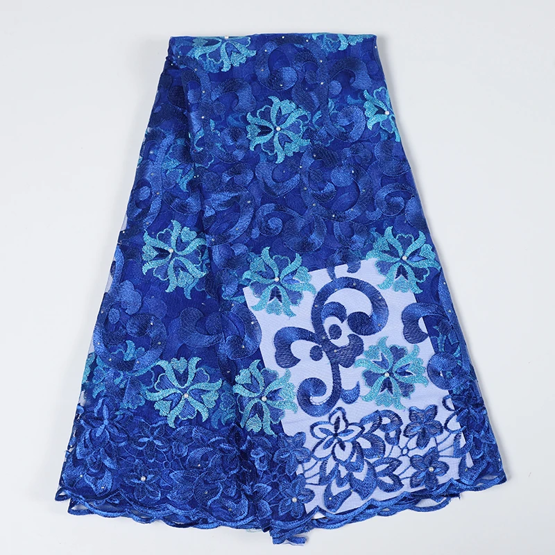 2019 хит продаж гипюровая африканская кружевная ткань бисерное свадебное платье