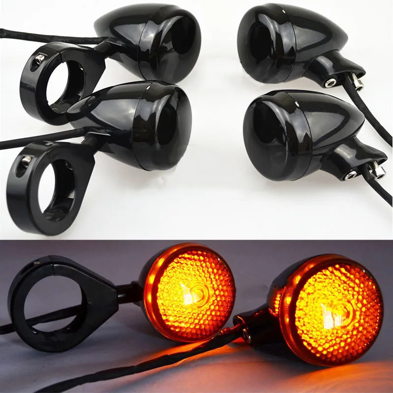 QIPO 4 шт. передний задний мотоцикл светодиодный указатель поворота для