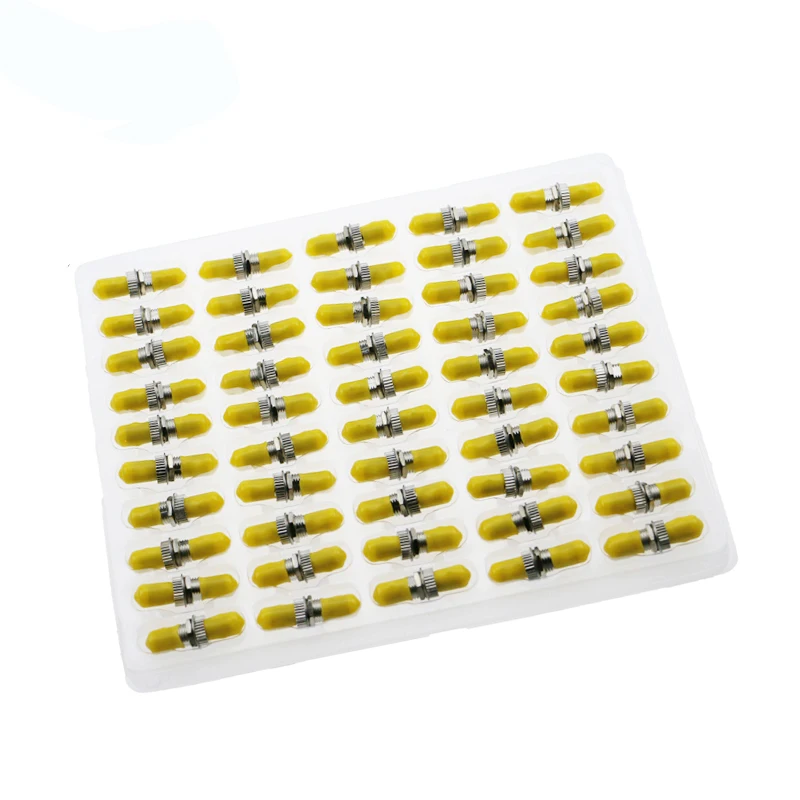 

50 PCS 9/125 Hybrid ST to ST UPC Simplex Single Mode Fibre Optic Adapter ftth Optical Adaptor ST-ST optical fiber connector