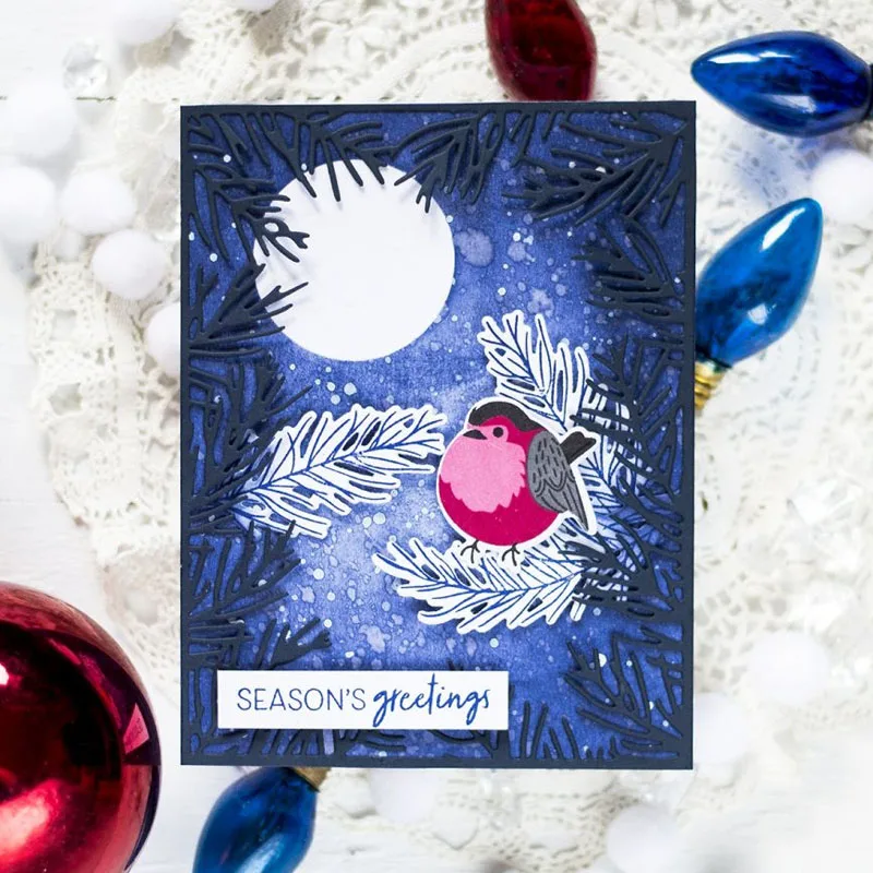 Holiday House Gift Bag Woodwork Banner Starflakes Fir Branches Alphabets Cutting Dies for DIY Scrapbooking Card Crafts 2020 New |