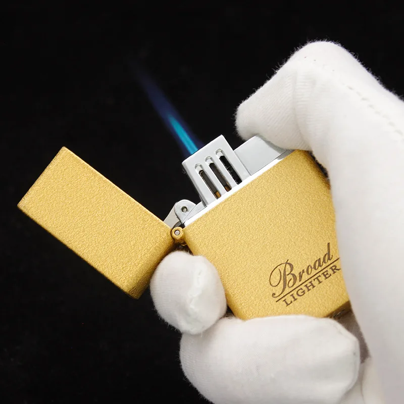 Металлический фонарь турбо ветрозащищенная зажигалка бутан струйные зажигалки