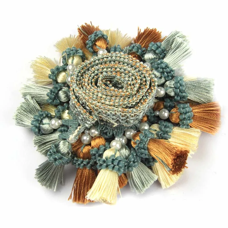 1 м или 6 ширина 9 см занавеска с бахромой и кисточкой отделка кружевные аксессуары