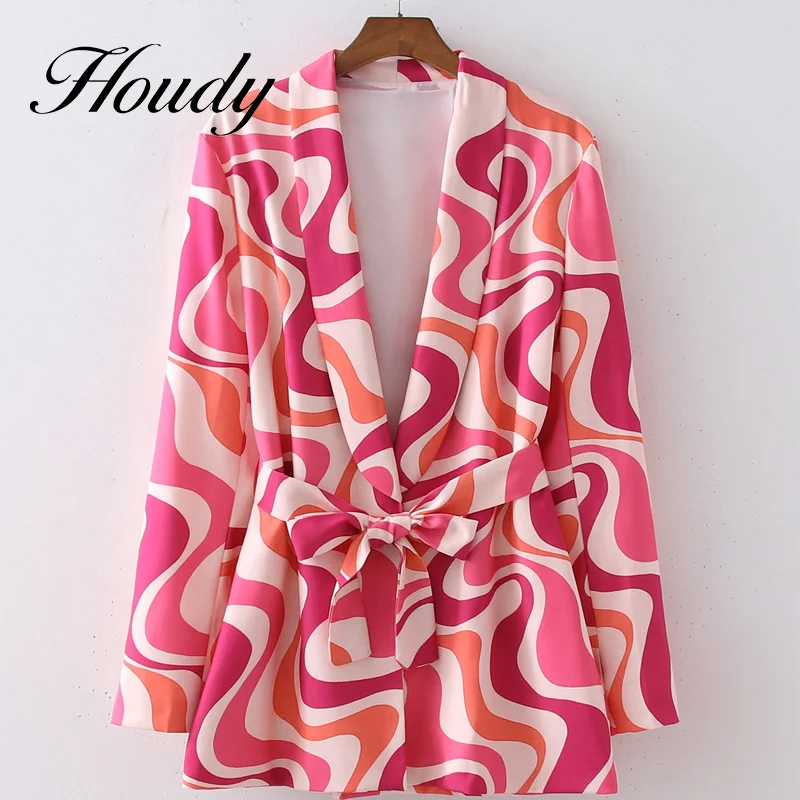 

2021 New Products Women's Printed Striped Flower Blazer Suit Sexy Casual Party Dress