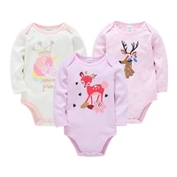 2021 3pcslot baby boys clothes unicorn girls clothing bodysuits baby girls clothes 0 24m newborn 100cotton roupas de bebe